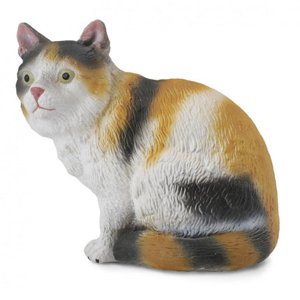GATO DOMÉSTICO DE 3 COLORES SENTADO - S - 88490 - COLLECTA