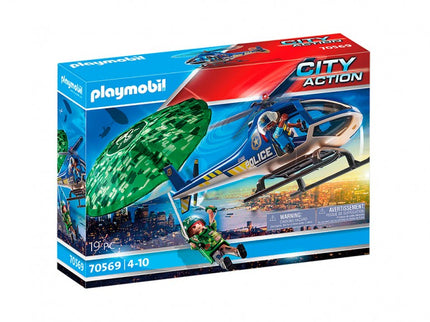 HELICOPTERO DE LA POLICIA: PERSECUCION EN 70569 PLAYMOBIL