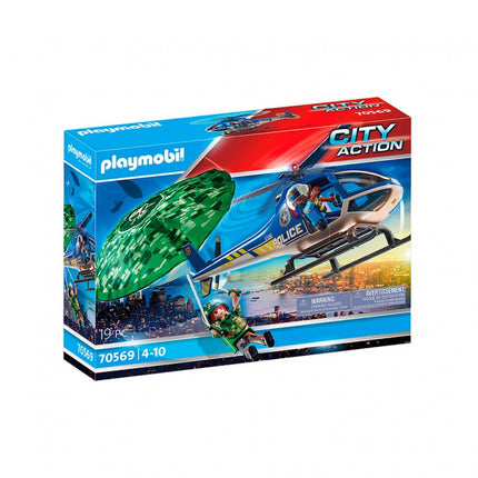 HELICOPTERO DE LA POLICIA: PERSECUCION EN 70569 PLAYMOBIL