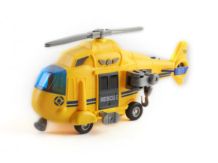 HELICOPTERO RESCATE LUZ-SONIDO HEROES DE CIUDAD 1:16