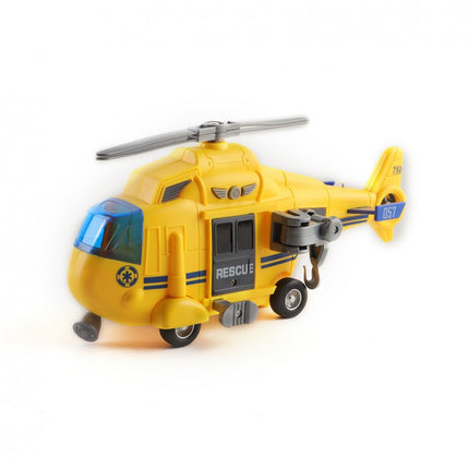HELICOPTERO RESCATE LUZ-SONIDO HEROES DE CIUDAD 1:16