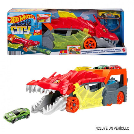 HOT WHEELS CAMIÓN LANZADOR DRAGÓN GTK42 HOT WHEELS