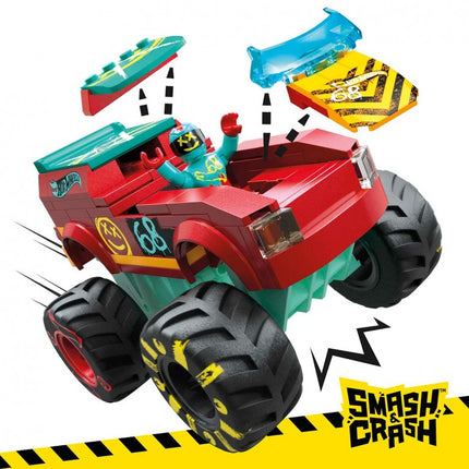 HOT WHEELS MONSTER TRUCKS PISTA DERBY HNG53 MEGA BLOKS