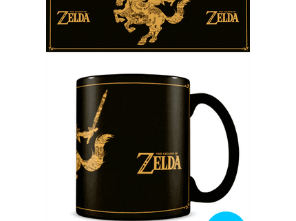 The Legend of Zelda Taza sensitiva al calor (Map Silhouette) 315 ml