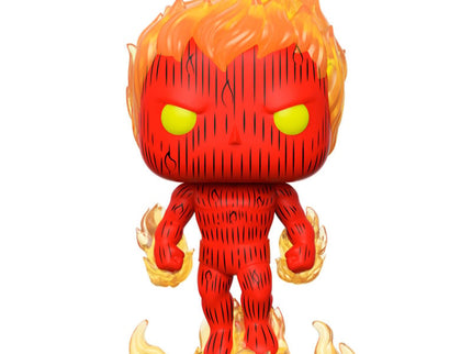 Figura POP Marvel Los 4 Fantasticos La Antorcha Humana
