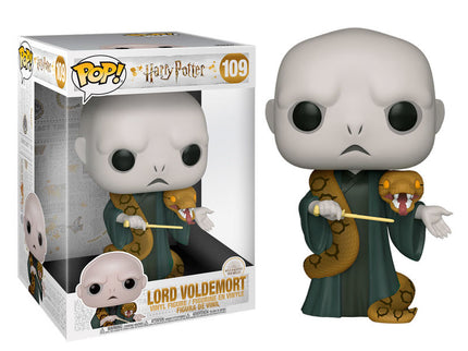 Harry Potter Super Sized POP! Movies Vinyl Figura Voldemort w/Nagini 25 cm