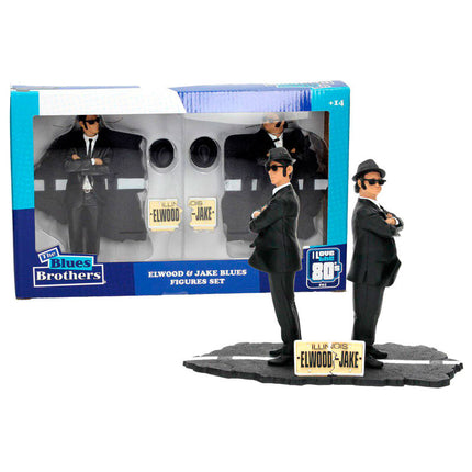 Blues Brothers Pack de 2 Estatuas Movie Icons Jake & Elwood 18 cm