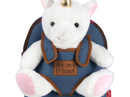 Mochila + peluche Unicornio Tiara 26cm