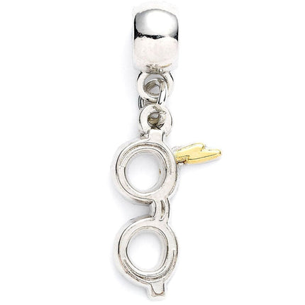 Harry Potter Colgante Rayo con gafas (bañado en plata)