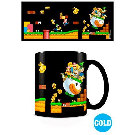 Super Mario Bros. Taza sensitiva al calor Gold Coin Rush