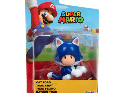 Figura Toad Felino Super Mario Nintendo 6,5cm