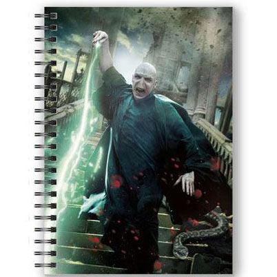 Harry Potter Libreta Efecto 3D Voldemort Poster