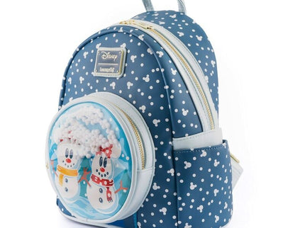 Mochila Mickey Minnie Snowman Disney Loungefly 26cm