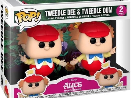 Blister 2 figuras POP Disney Alicia en el Pais de las Maravillas Tweedle Dee and Dum