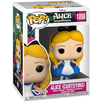 Alicia en el País de las Maravillas POP! Disney Vinyl Figura Alice Curtsying 9 cm