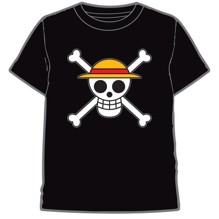 One Piece Camiseta Skull Negro Talla M