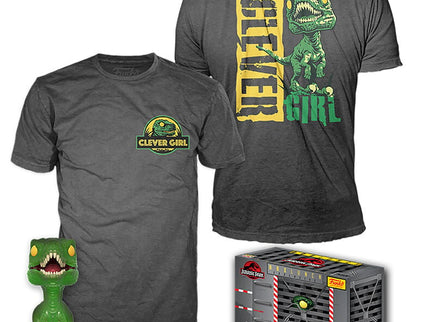 Set figura POP & Tee Jurassic Park Velociraptor Exclusive L