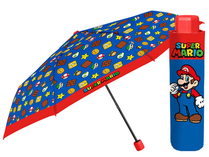 Paraguas plegable manual Super Mario Bros 50cm
