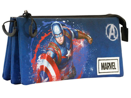 Portatodo Full Capitan America Marvel triple