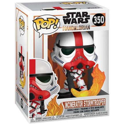 Star Wars The Mandalorian Figura POP! TV Vinyl Incinerator Stormtrooper 9 cm