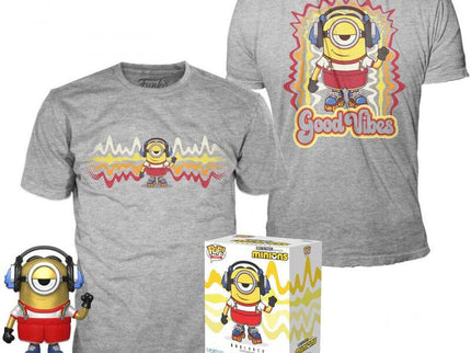 Set figura POP & Tee Minions Roller Skating Stuart Metallic Exclusive XL