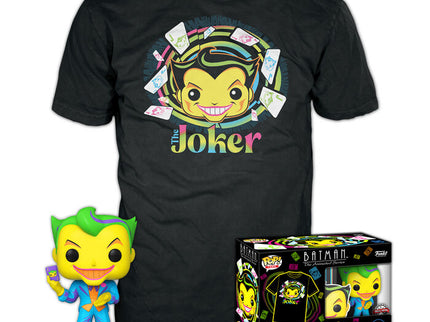 Set figura POP & Tee DC Comics Batman Joker Exclusive
