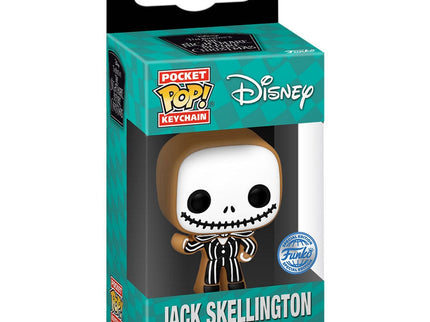 Llavero Pocket POP Disney Pesadilla Antes de Navidad Jack Skellington Gingerbread Exclusive