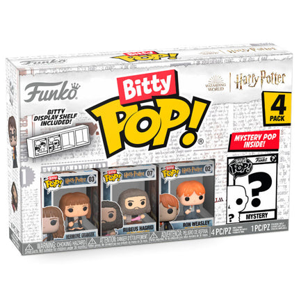 Harry Potter Pack de 4 Figuras Bitty POP! Vinyl Hermione 2,5 cm