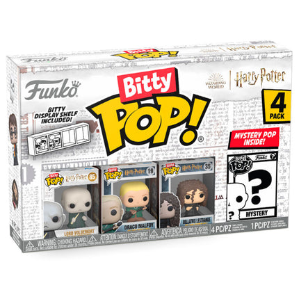 Harry Potter Pack de 4 Figuras Bitty POP! Vinyl Voldemort 2,5 cm
