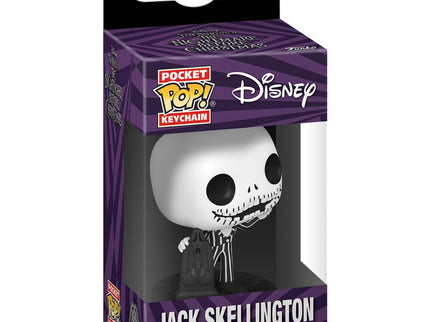 Llavero Pocket POP Disney Pesadilla Antes de Navidad 30th Anniversary Jack Skellington