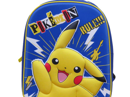 Mochila 3D Pikachu Pokemon 30cm