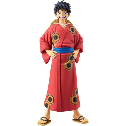 Figura Monkey D Luffy Wanokuni Yukata The Grandline Series One Piece 16cm