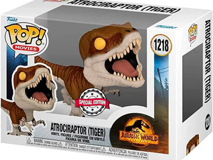 Figura POP Jurassic World Atrociraptor Tiger Exclusive