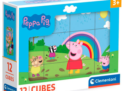 Puzzle cubo Peppa Pig 12pzs