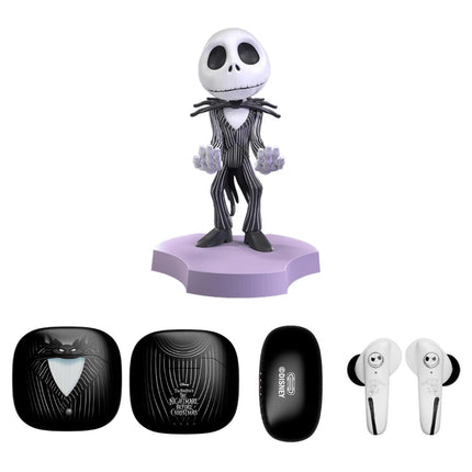 Pesadilla antes de Navidad Mini-Soporte Holdems & Auriculares inalámbricos Jack & TWS Buds Pro 10 cm
