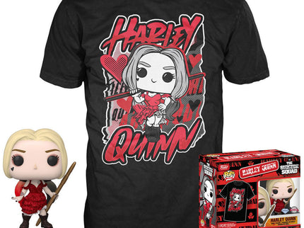 Set figura POP & Tee DC Comics Escuadron Suicida Harley Quinn