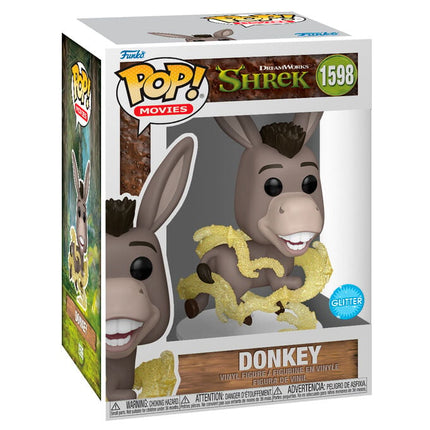 Shrek Figura POP! Movies Vinyl 30th Anniversary Donkey 9 cm