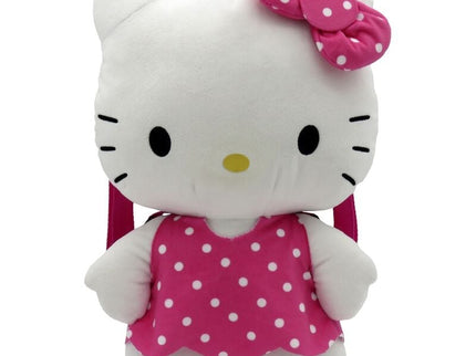 Mochila peluche Hello Kitty rosa 35cm
