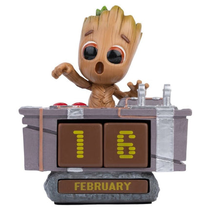 Marvel Calendario perpetuo 3D Groot Death Button 12 cm