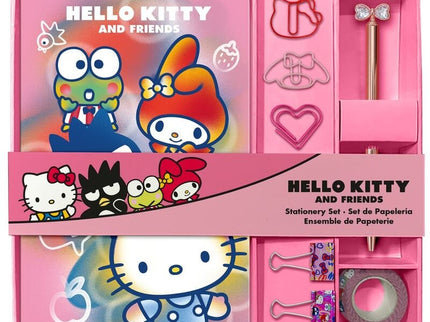 Set papeleria cuaderno + accesorios Hello Kitty