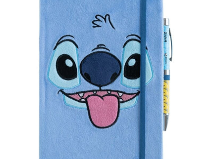 Cuaderno A5 premium + boligrafo proyector Stitch Disney
