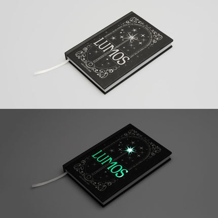 Harry Potter Cuaderno A5 Premium con luz Lumos Maxima