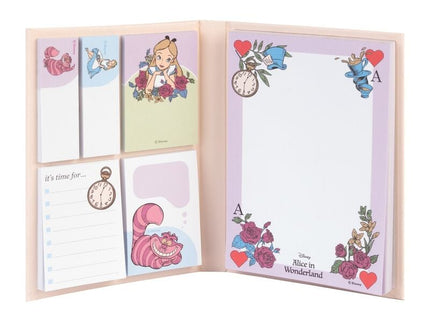 Cuaderno notas adhesivas Alicia en el Pais de las Maravillas Disney