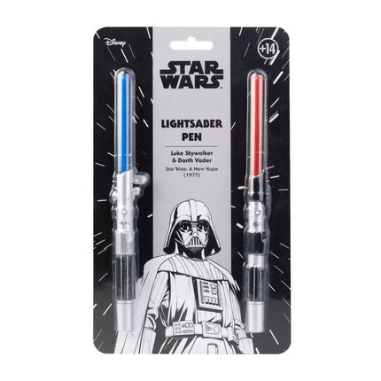 Star Wars Set de 2 Bolígrafos de Sable de Luz  Luke Skywalker & Darth Vader