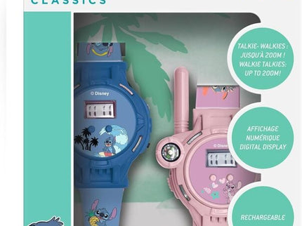 Reloj walkie talkie Stitch Disney