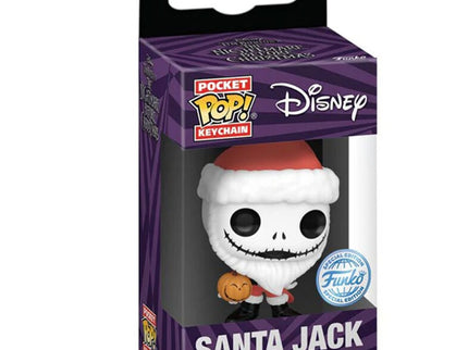 Llavero Pocket POP Disney Pesadilla Antes de Navidad Santa Jack Exclusive
