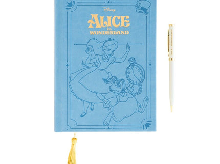 Alicia en el País de las Maravillas Set Premium de Libreta y Bolígrafo A5