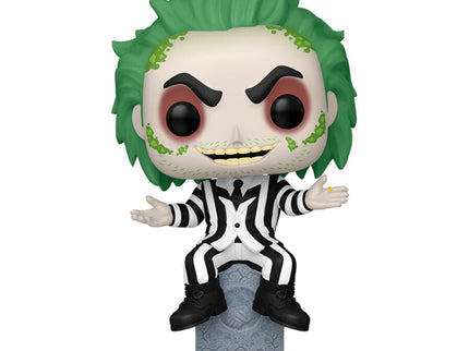 Beetlejuice Figura POP! Plus Movies Vinyl Beetlejuice w/tombstone 9 cm