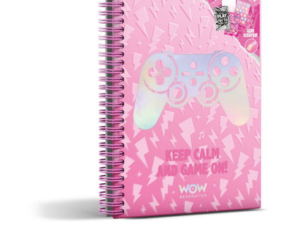 Cuaderno A5 Gamer Valentina Wow Generation