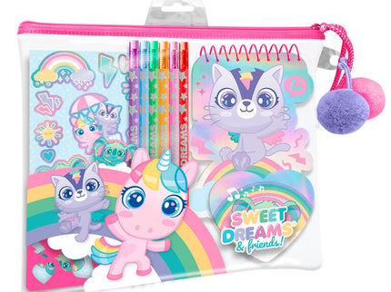 Set papeleria en estuche Sweet Dreams